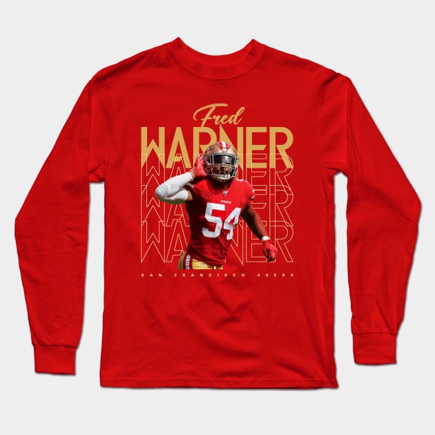 Fred Warner Long Sleeve T-Shirt by Juantamad